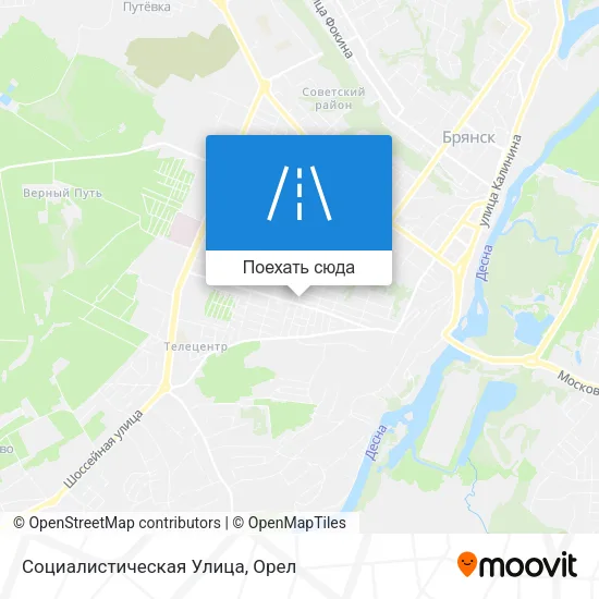 Карта Социалистическая Улица
