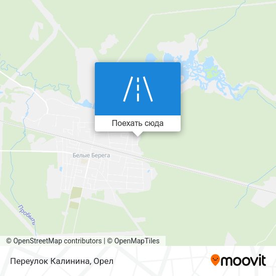 Карта Переулок Калинина
