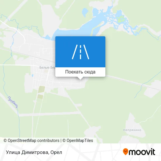 Карта Улица Димитрова