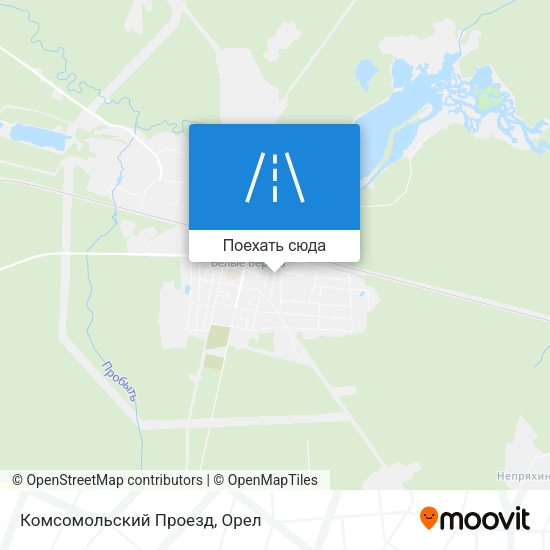 Карта Комсомольский Проезд