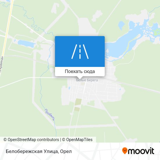 Карта Белобережская Улица