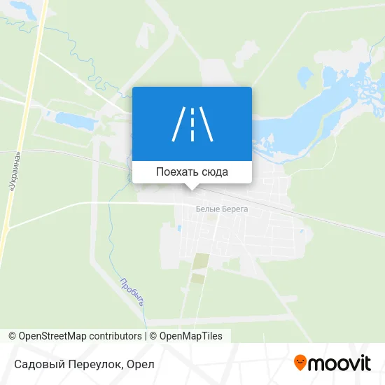 Карта Садовый Переулок