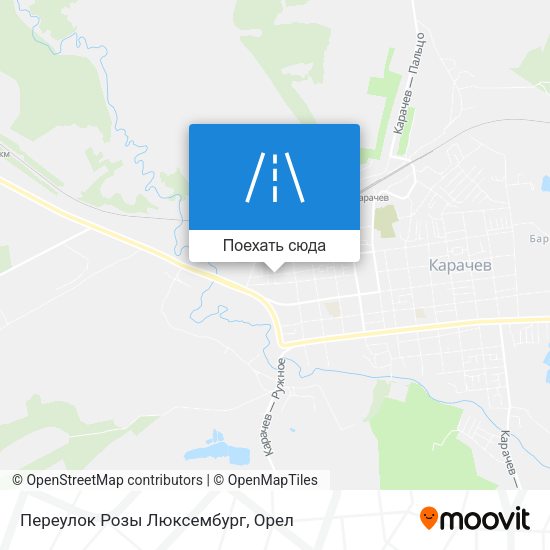 Карта Переулок Розы Люксембург