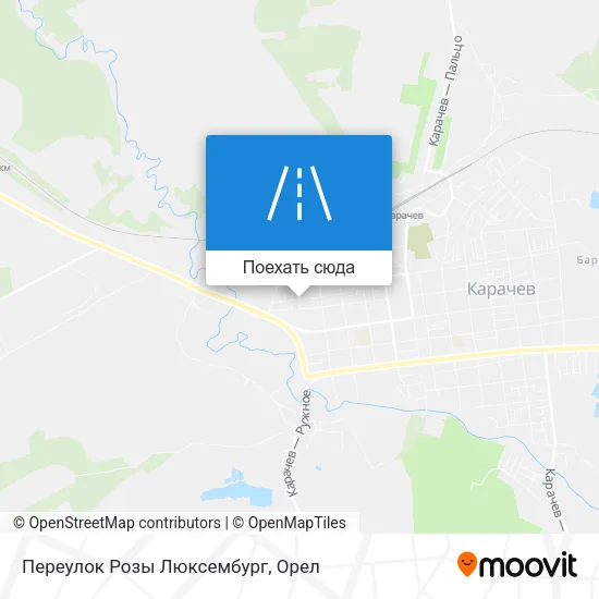 Карта Переулок Розы Люксембург