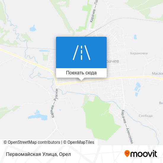 Карта Первомайская Улица
