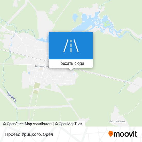 Карта Проезд Урицкого