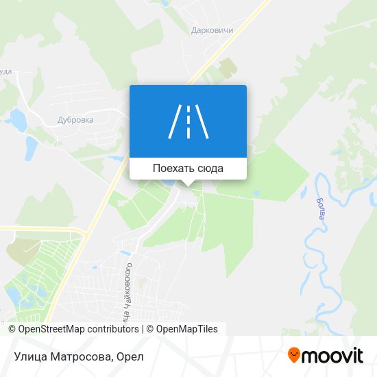 Карта Улица Матросова