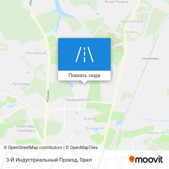 Карта 3-Й Индустриальный Проезд
