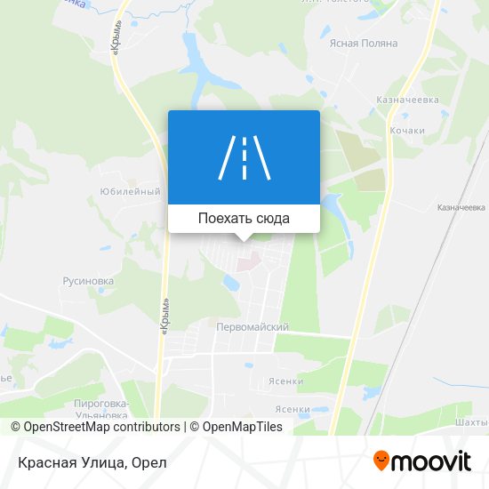 Карта Красная Улица
