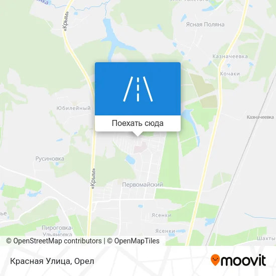 Карта Красная Улица