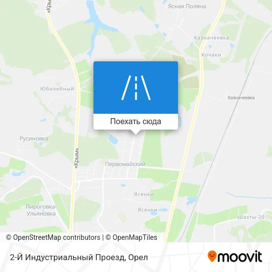Карта 2-Й Индустриальный Проезд