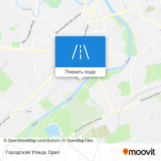 Карта Городская Улица