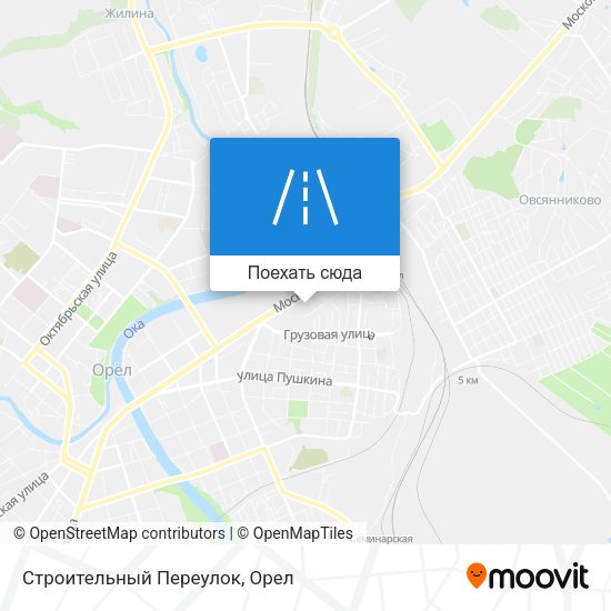 Карта Строительный Переулок