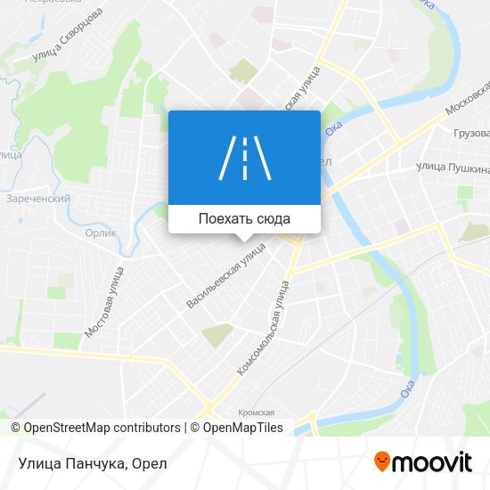 Карта Улица Панчука