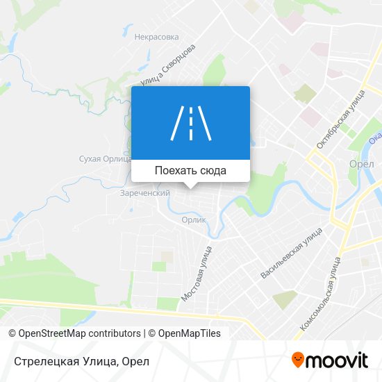 Карта Стрелецкая Улица