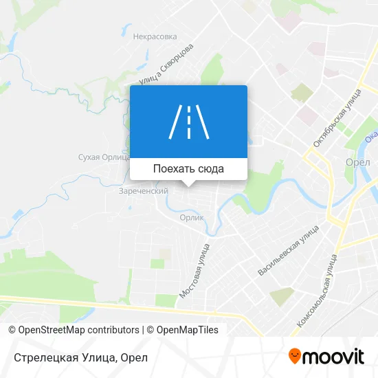 Карта Стрелецкая Улица