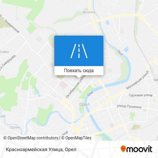 Карта Красноармейская Улица