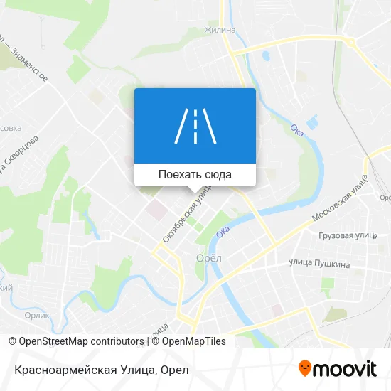 Карта Красноармейская Улица