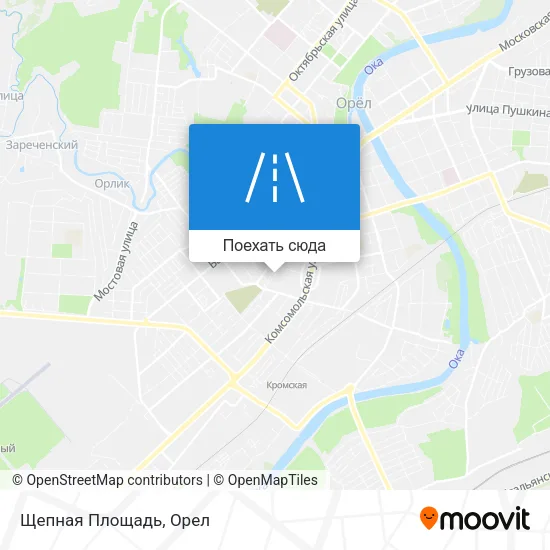 Карта Щепная Площадь