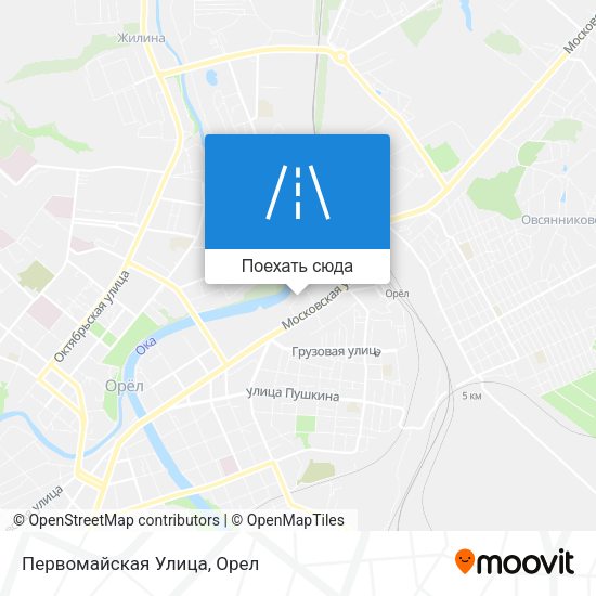 Карта Первомайская Улица