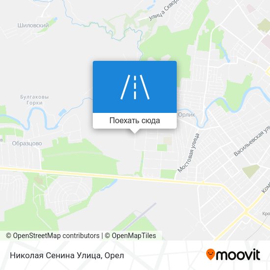 Карта Николая Сенина Улица