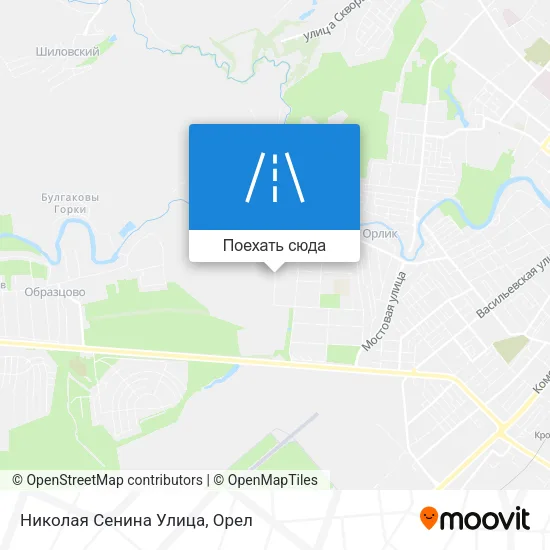 Карта Николая Сенина Улица