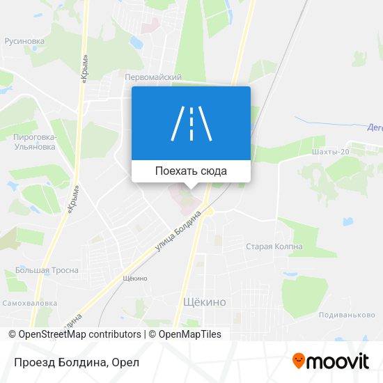 Карта Проезд Болдина