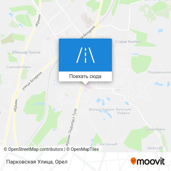 Карта Парковская Улица