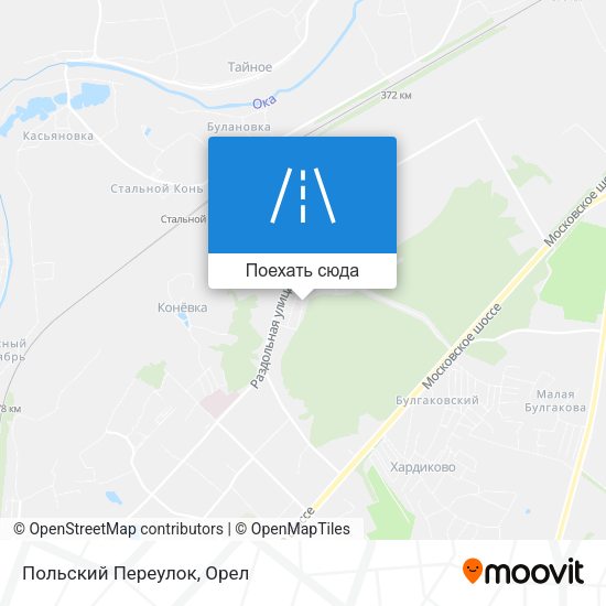 Карта Польский Переулок