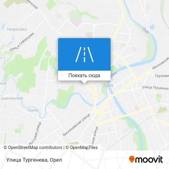 Карта Улица Тургенева