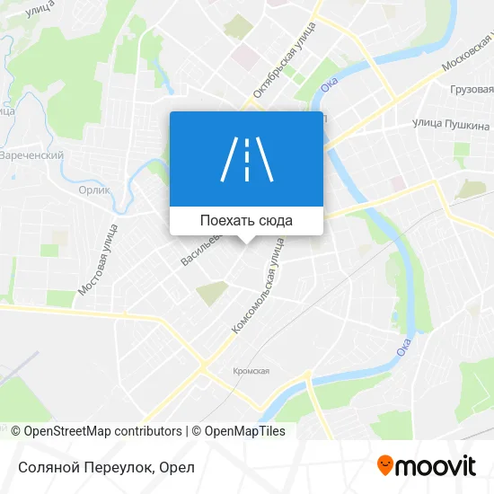 Карта Соляной Переулок