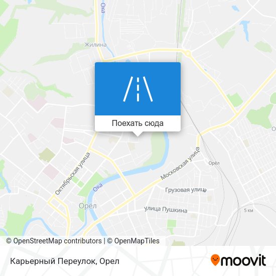 Карта Карьерный Переулок