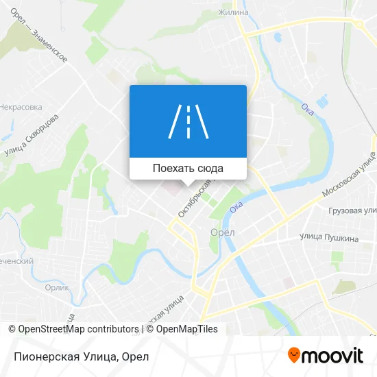 Карта Пионерская Улица