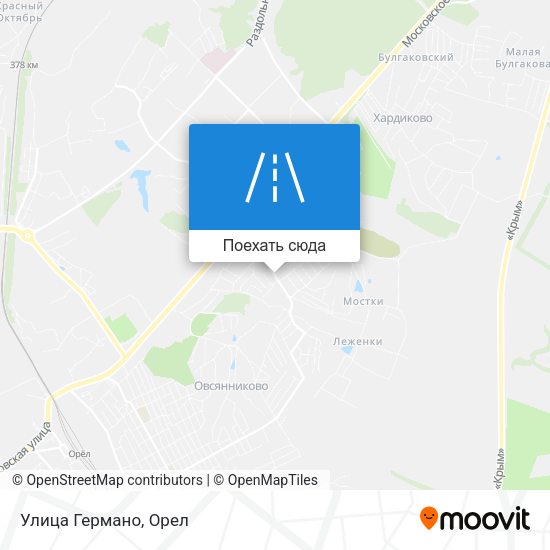 Карта Улица Германо