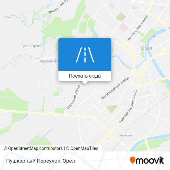 Карта Пушкарный Переулок