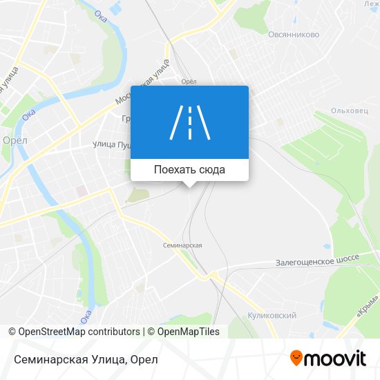 Карта Семинарская Улица