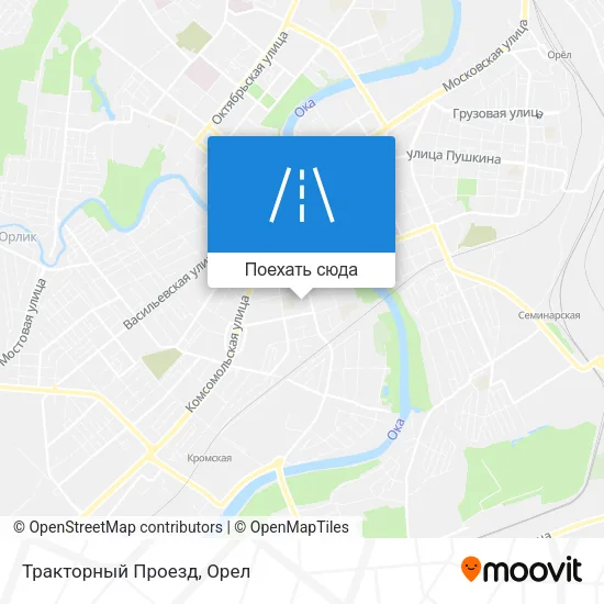 Карта Тракторный Проезд