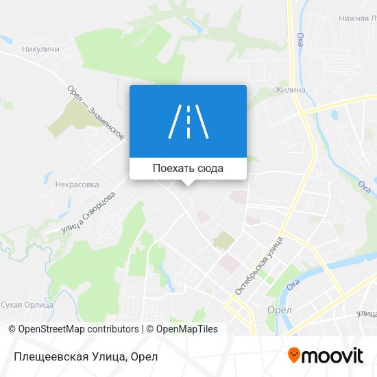Карта Плещеевская Улица