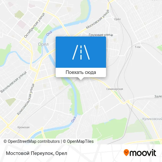 Карта Мостовой Переулок