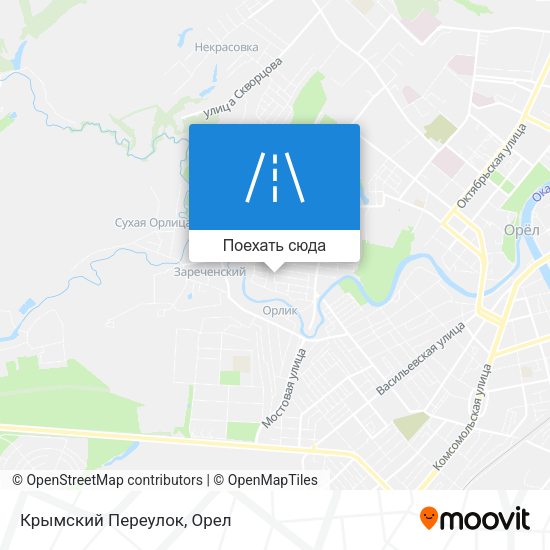 Карта Крымский Переулок