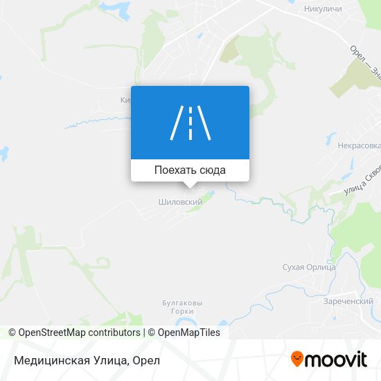 Карта Медицинская Улица