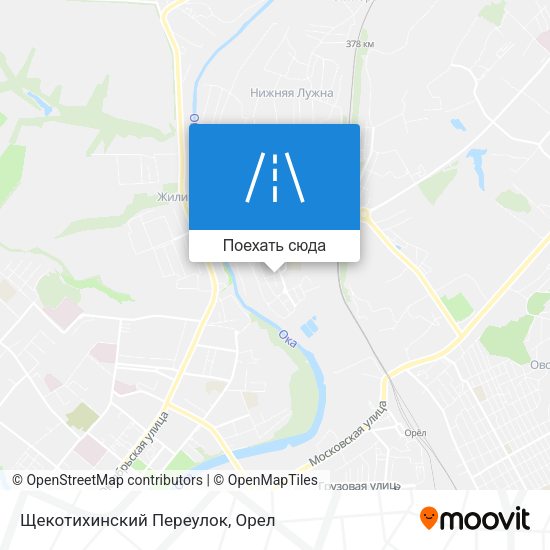 Карта Щекотихинский Переулок