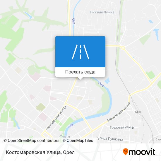 Карта Костомаровская Улица