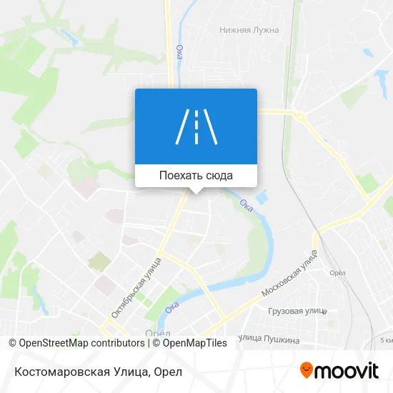 Карта Костомаровская Улица