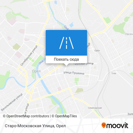 Карта Старо-Московская Улица