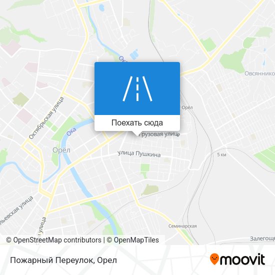 Карта Пожарный Переулок