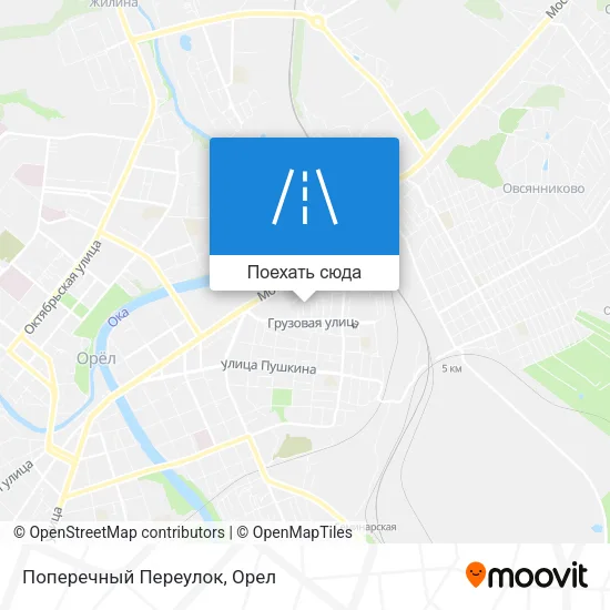 Карта Поперечный Переулок