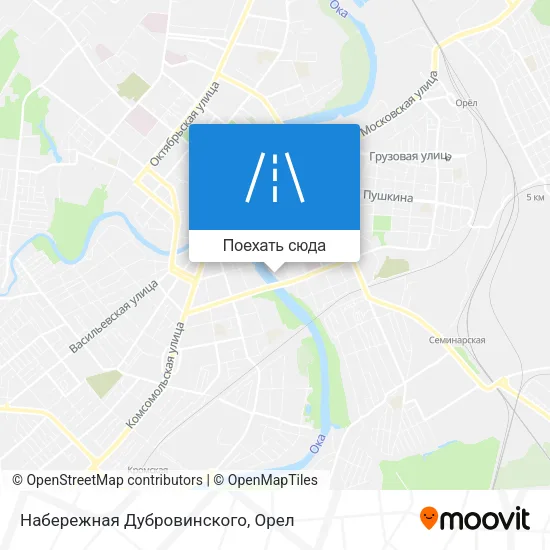 Карта Набережная Дубровинского