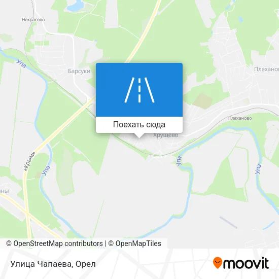 Карта Улица Чапаева