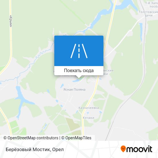 Карта Берёзовый Мостик